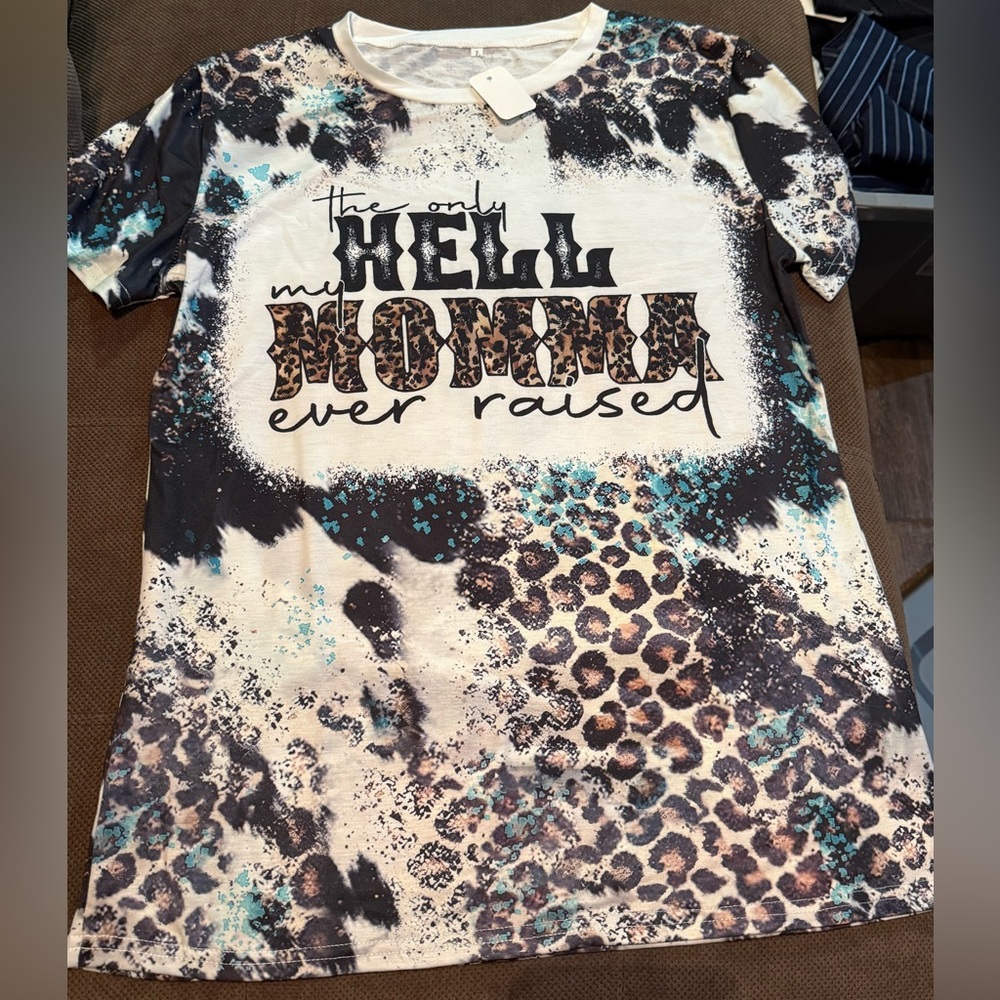 Graphic Leopard Print T-Shirt